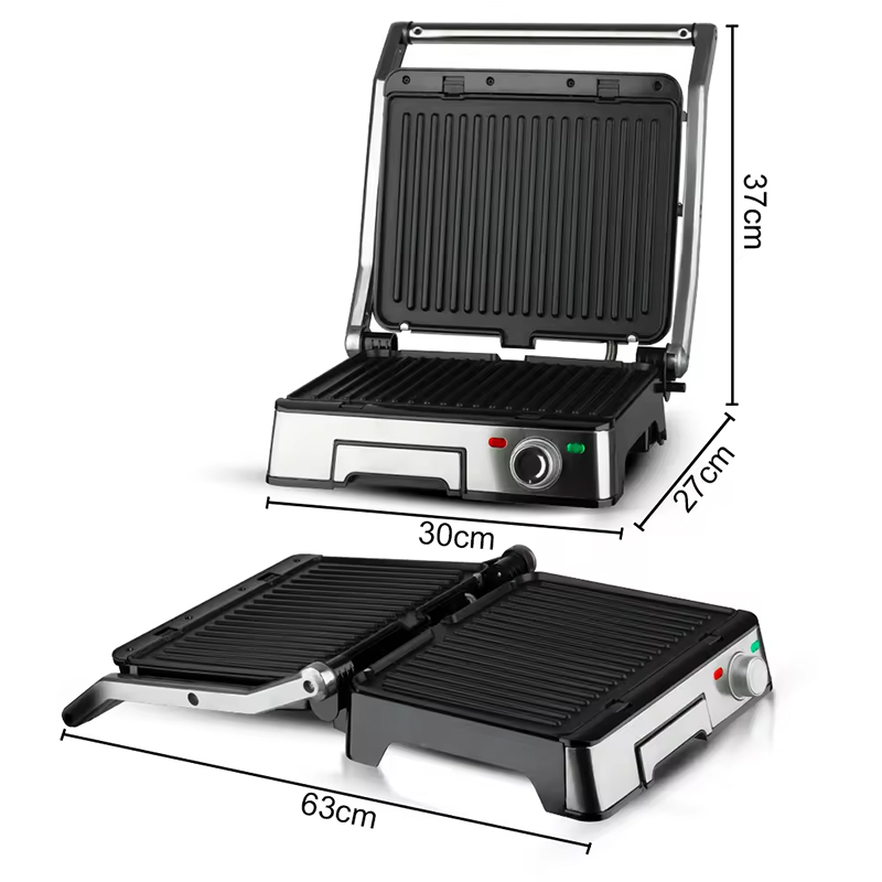 RAF Electric Toaster Multi-function Grill Sandwich Maker Non-stick Coated Toaster 2200W R238