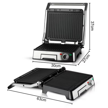 RAF Electric Toaster Multi-function Grill Sandwich Maker Non-stick Coated Toaster 2200W R238