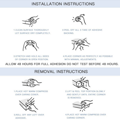Baby Safety Silicone Protector Table Corner 4pcs