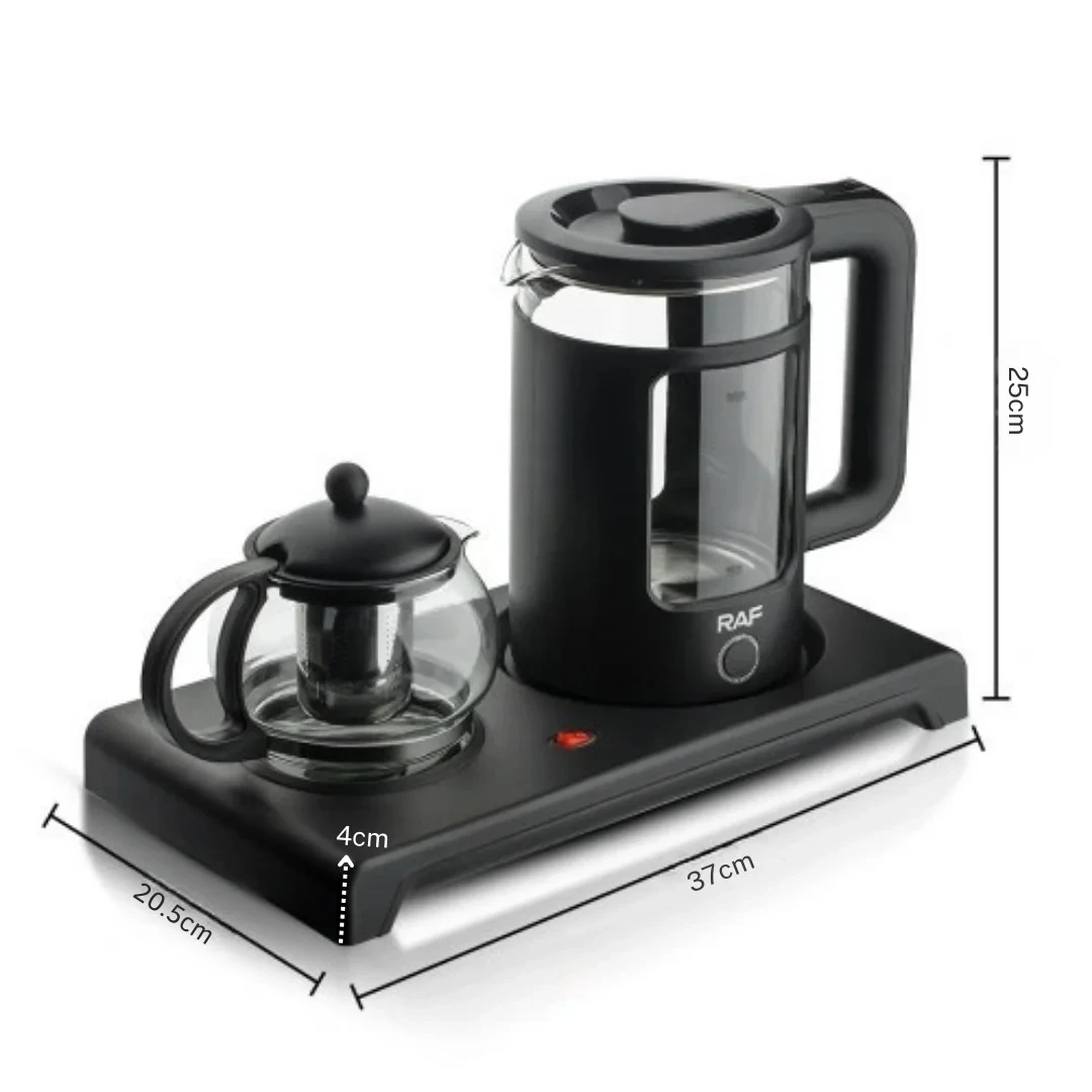 RAF Electric Kettle 1500W with Tea Brewing Pot R7855