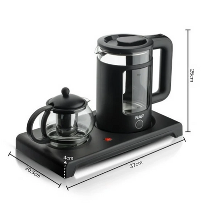 RAF Electric Kettle 1500W with Tea Brewing Pot R7855